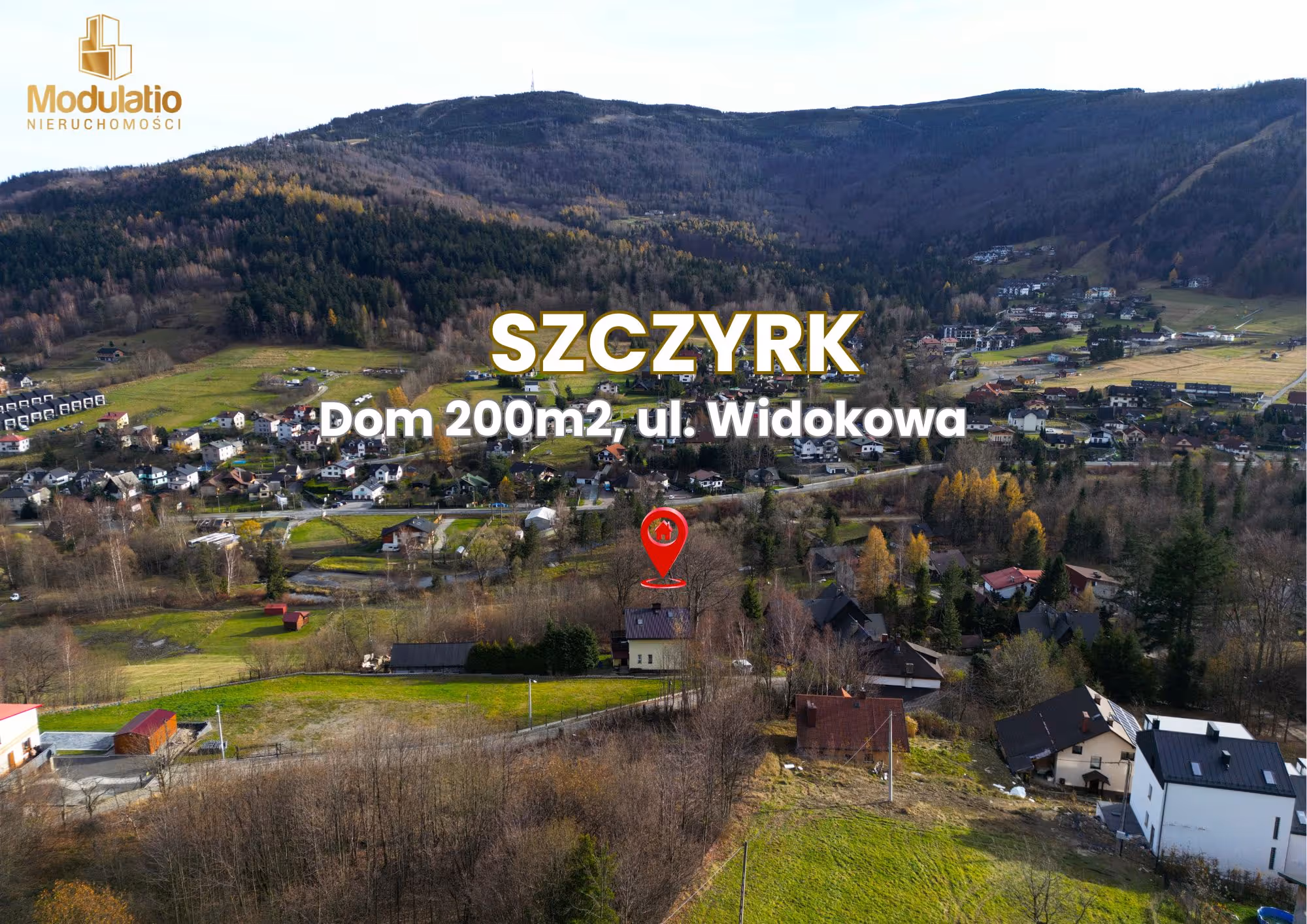 DOM  200 m działka 9 arów z widokiem na góry 600 m do wyciągu!