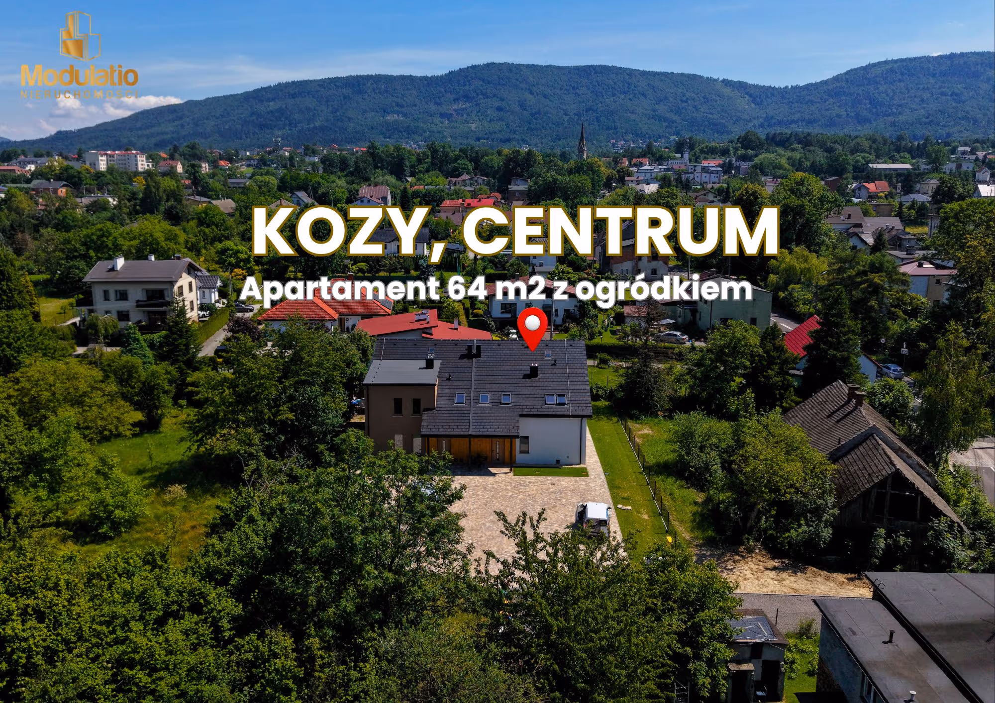 Kozy - apartament 64 m² z ogródkiem