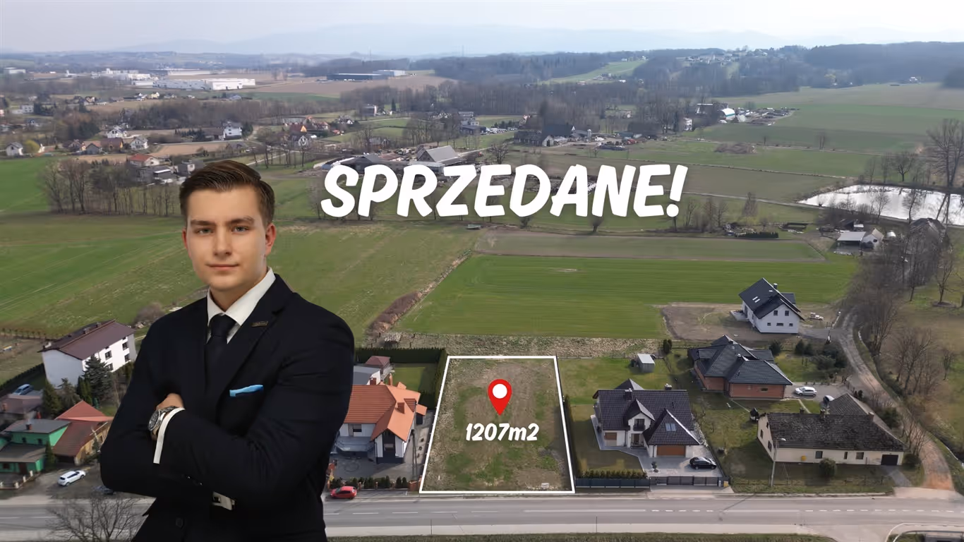 OKAZJA! DZIAŁKA BUDOWLANA! 1207 m² – Bronów, doskonała lokalizacja!!