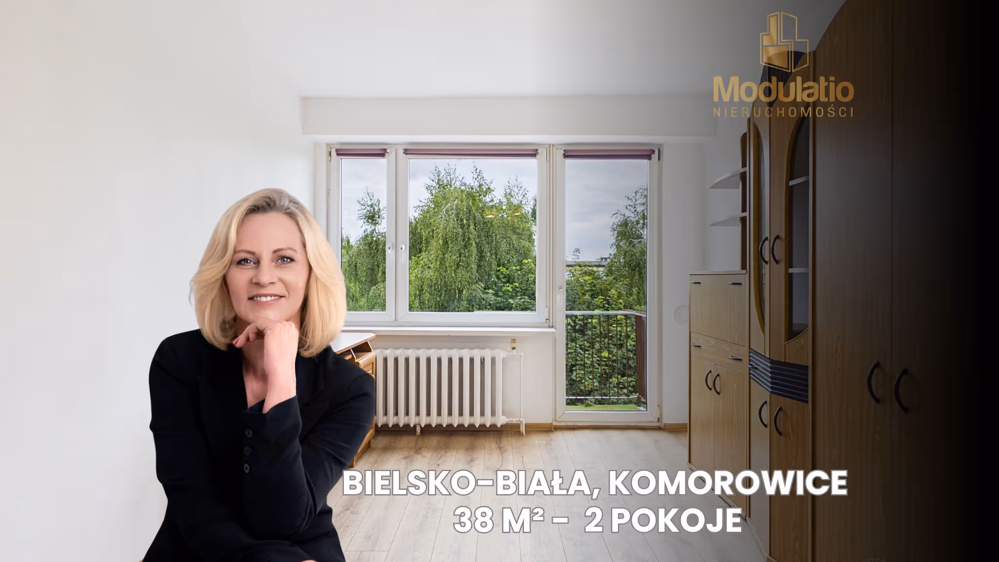 Bielsko-Biała, 2 pokoje w Komorowicach z Beskidami na horyzoncie